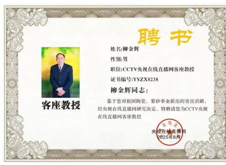 恭贺柳金辉先生被央视在线直播网特聘为客座教授